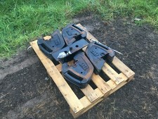 TYM Tractor Front Weights 28kg x 8 + Bolster/Front Fitting Kit 