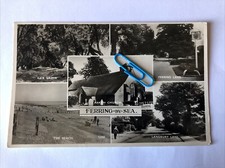 Ferring-by-Sea Sussex Multi View RPPC 1958