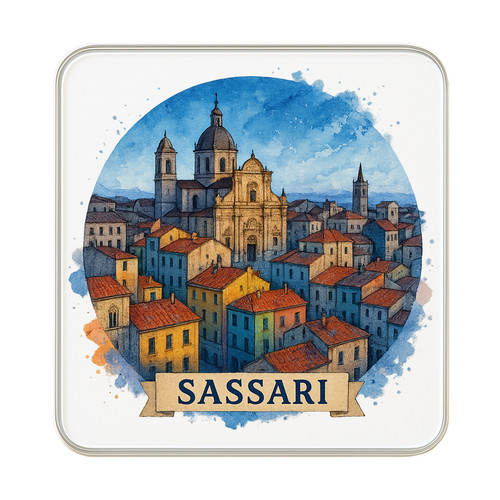 Sassari italy fridge magnet - fridge,
