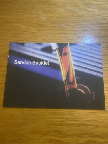 Bmw service book - bmw, stamped