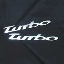 2x Chrome New turbo Silver