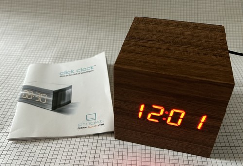Gingko cube click - cube, clock