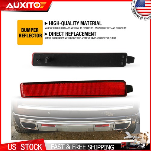 2pcs red lens rear - 2pcs, bumper