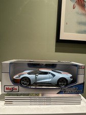 1:18 Ford GT Heritage Livery/ Gulf Livery Orange/blue Maisto