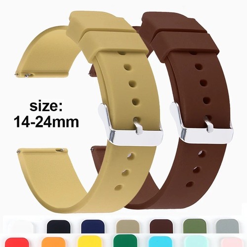 Silicone rubber watch strap - silicone,