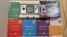 Neo Geo Pocket Color (Platinum) Handheld Console Boxed with manuals