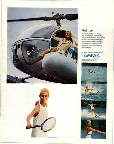 Tampax vintage magazine - vintage,