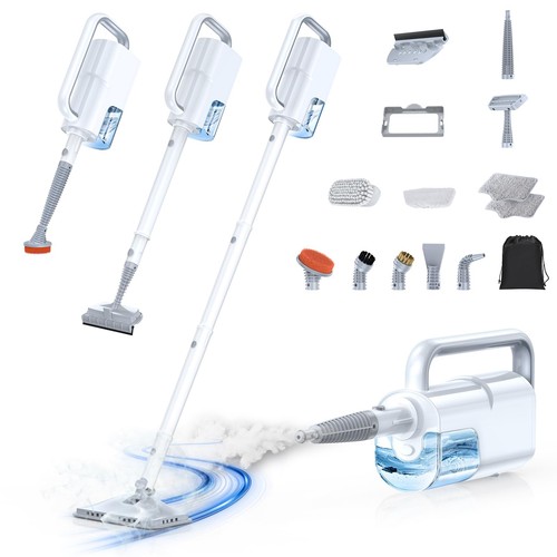 Steam mop with - 10-in-1,