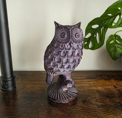 Little owl ornament figurine - owl,