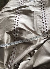 100% SILK DUPION ROMO  BEIGE &