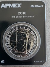 2016 Great Britain 1 oz Silver