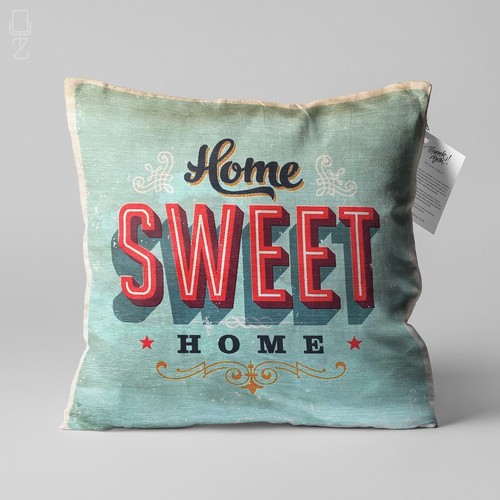 Retro home sweet - home,
