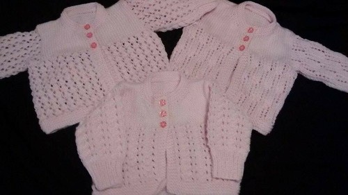 New hand knitted - hand, matinee