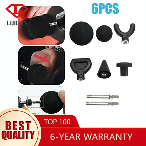 6pcs percussion massage tips - percussion,