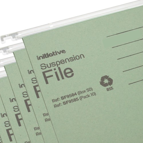Green hanging suspension files - suspension,