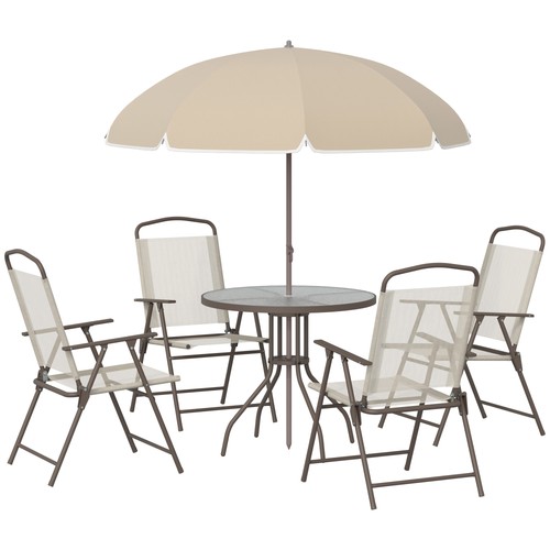 Outsunny 6pc garden dining - outsunny, set