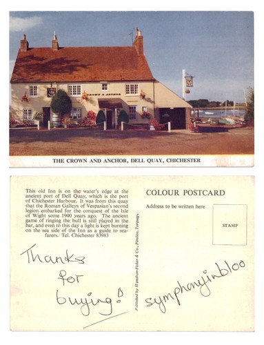 Vintage postcard the crown - -,