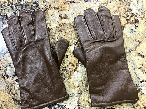 Brown leather lined - brown,