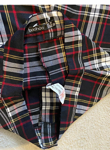 Boohoo plaid trousers - boohoo,