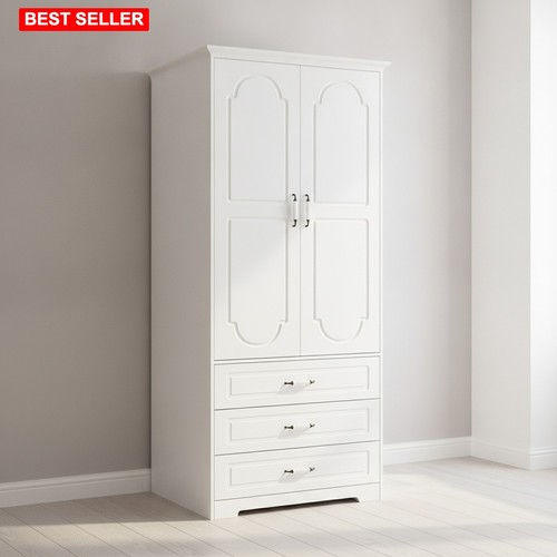 Wooden armoire wardrobe - armoire, closet