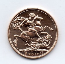 2017 Gold sovereign, Elizabeth
