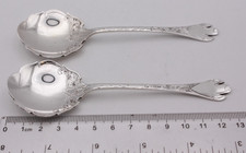 Pair of Sterling Silver Jam or