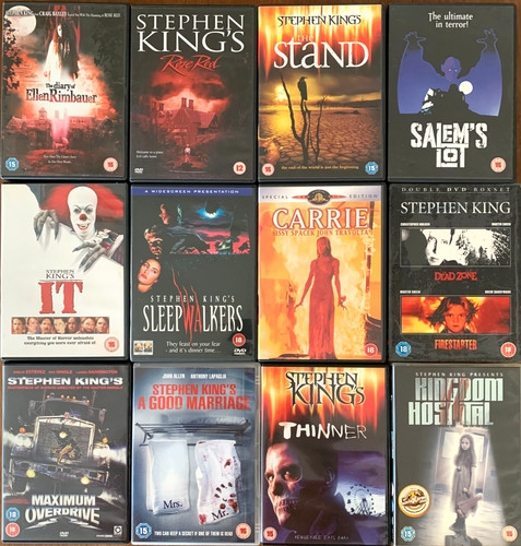 Stephen king horror dvd bundle - horror,