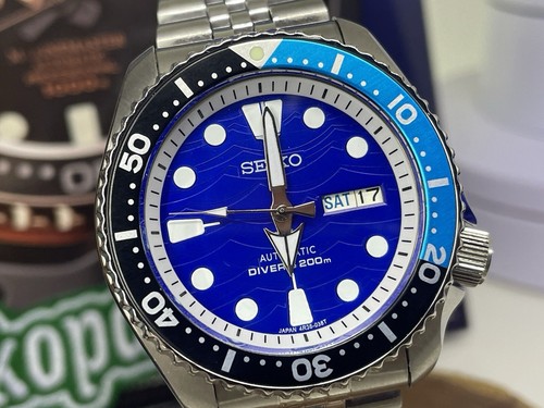 Seiko men two tone blue - seiko,