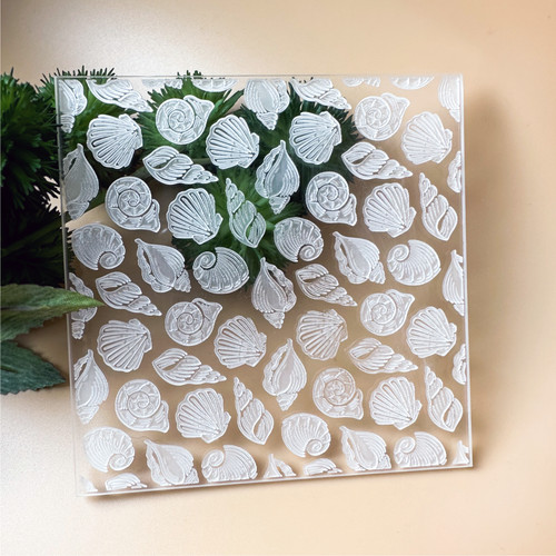 Seashells texture stamp
