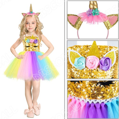 Girl sleeveless unicorn print - girl,