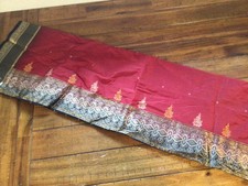 Indian Vintage Sari – Maroon
