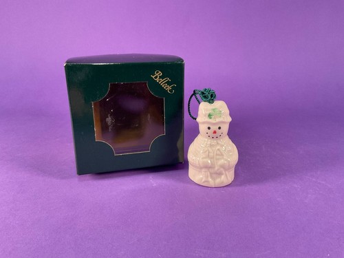Belleek fisherman snowman - belleek,