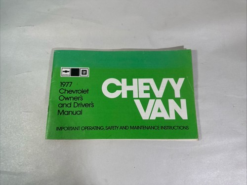 1977 chevrolet van owner - 1977,