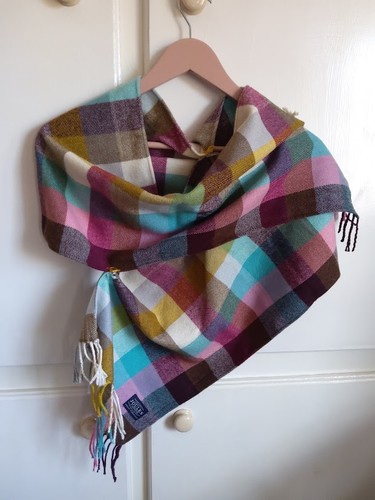 Joules checked scarf - checked,