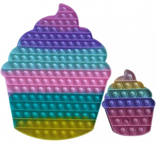 Jumbo 35cm cupcake push pop - cupcake,