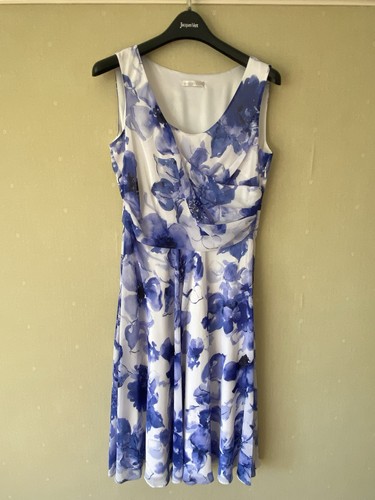 Jacques vert blue floral dress - vert,
