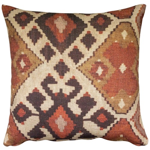 Linen printed kilim - kilim, ikat