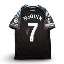 Signed John Mcginn Aston Villa Away Football Shirt with Photo Proof And COA UEL