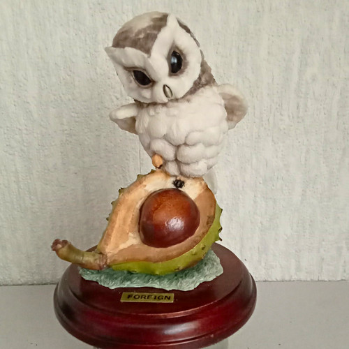 Oakwood sculptures owl ceramic - oakwood,