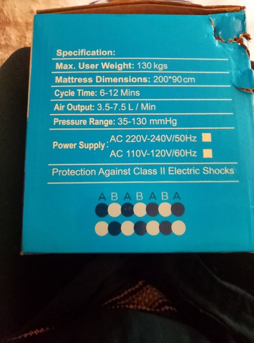 Anti decubitus mattress anti