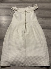 Lipsy Michelle Keegan Size 10 Dress White