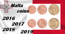 Malta coins 1 2 5 10 20 50