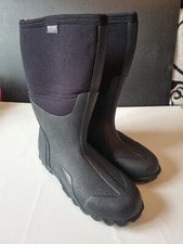 Bogs Mens Classic High Waterproof Wellies Boots Black UK 10.5 Rubber Neoprene