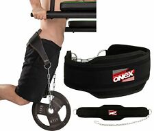 Dipping Belt with Steel Chain for Pull-Ups Weight Lifting Training Body Workout