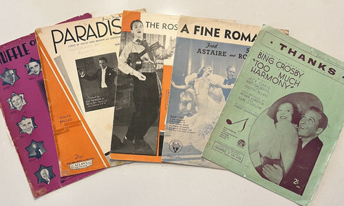 Vintage sheet music - sheet, 5
