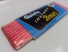 Vintage Gaiety Instant Bows 1960's Retro Pull Bows Wrapping Ribbon Pack of 5 