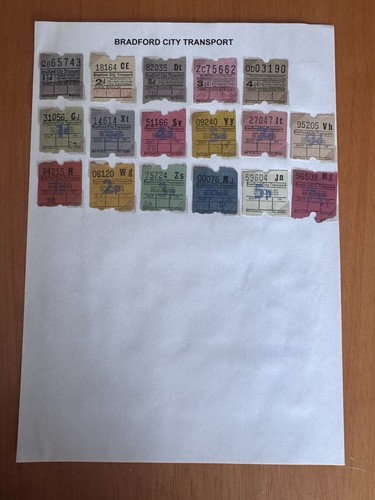 Vintage bus tickets - 17,