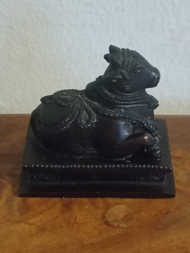 Vintage bronze nandi - bronze, bull