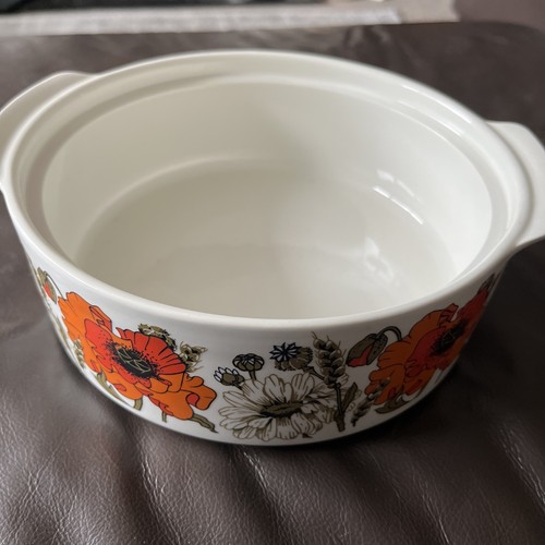 Meakin poppy red flower - j&g,