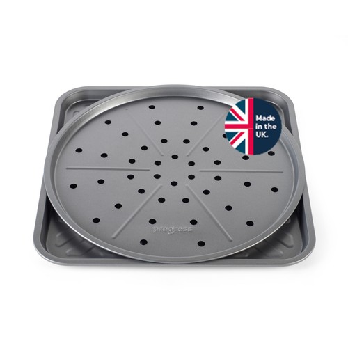 Progress piece pizza pan - 2-piece,